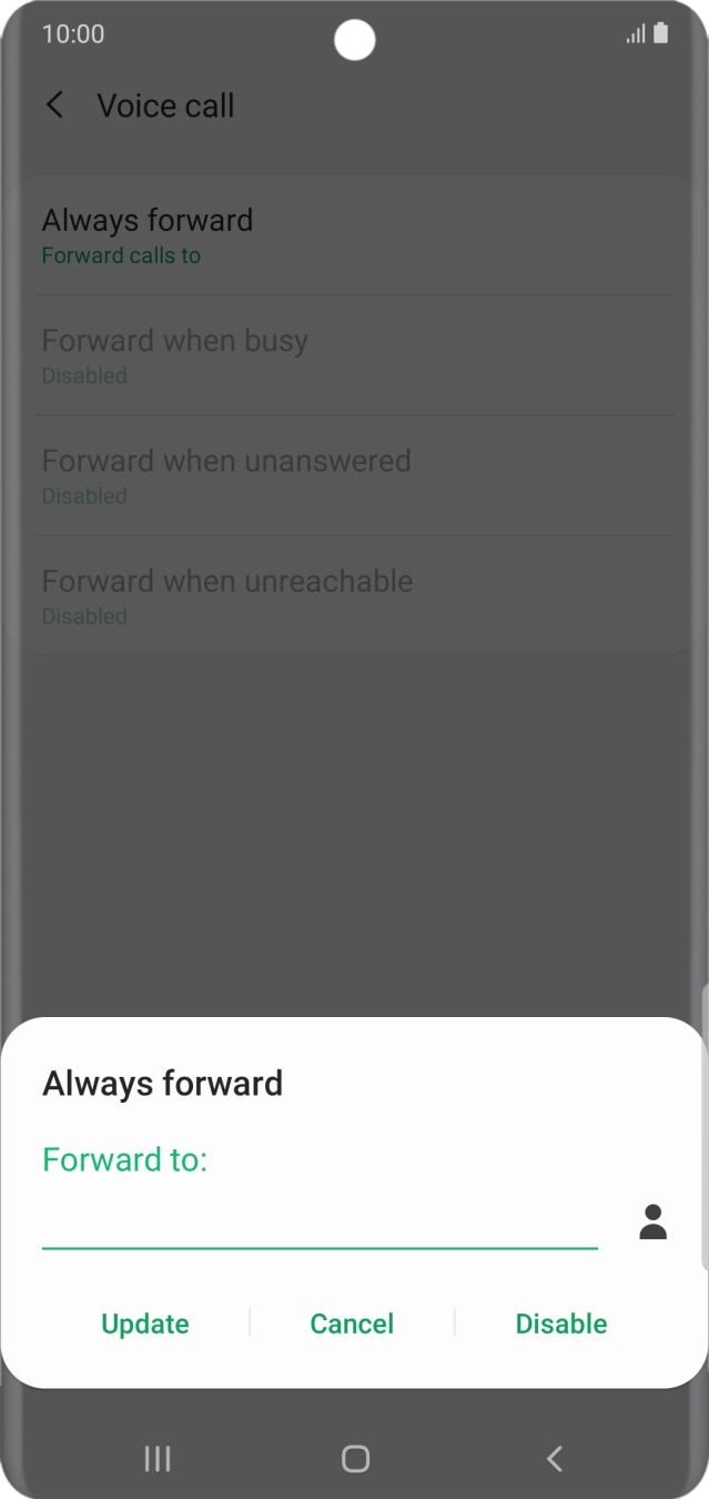 Press Disable.