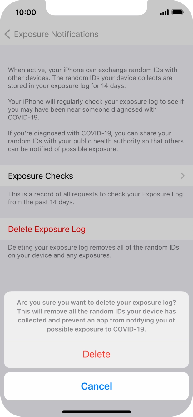 Press Delete. Press Delete.