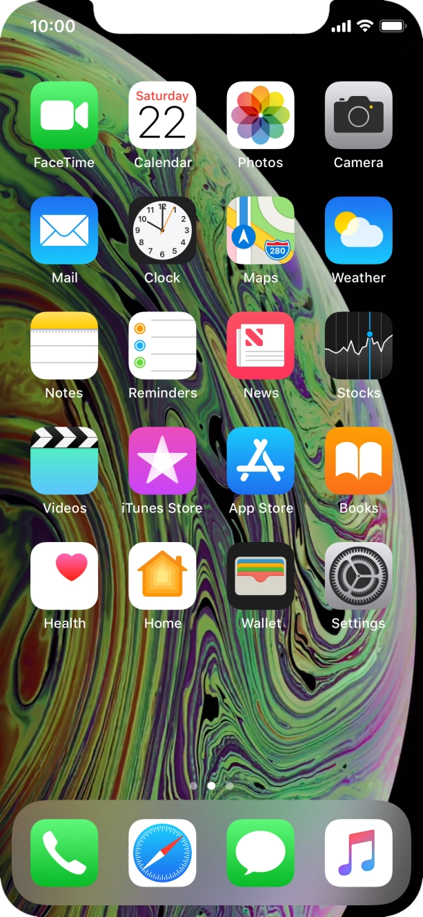 The Wi-Fi icon shows that your phone is connected to a Wi-Fi network.