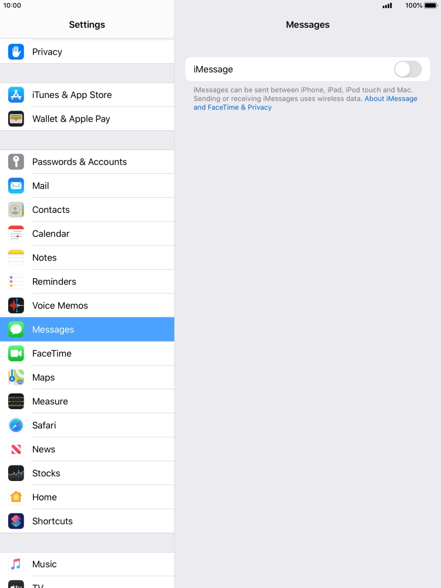 Press the indicator next to Press the indicator next to