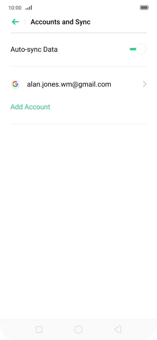 Press Add Account.