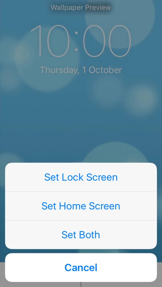 Press the required setting. Press the required setting.