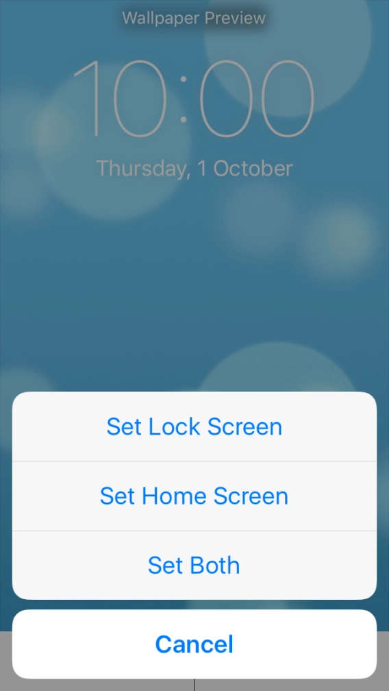 Press the required setting. Press the required setting.