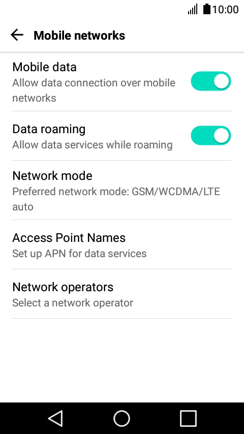 Press the Home key to return to the home screen.