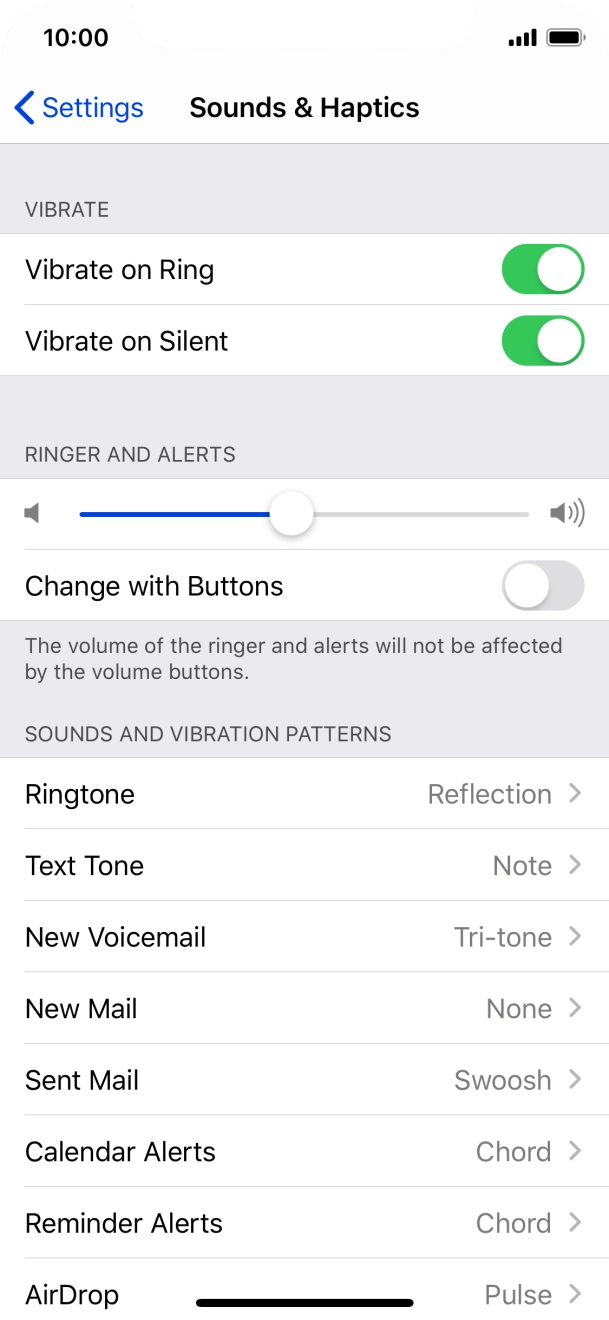 Press Text Tone.