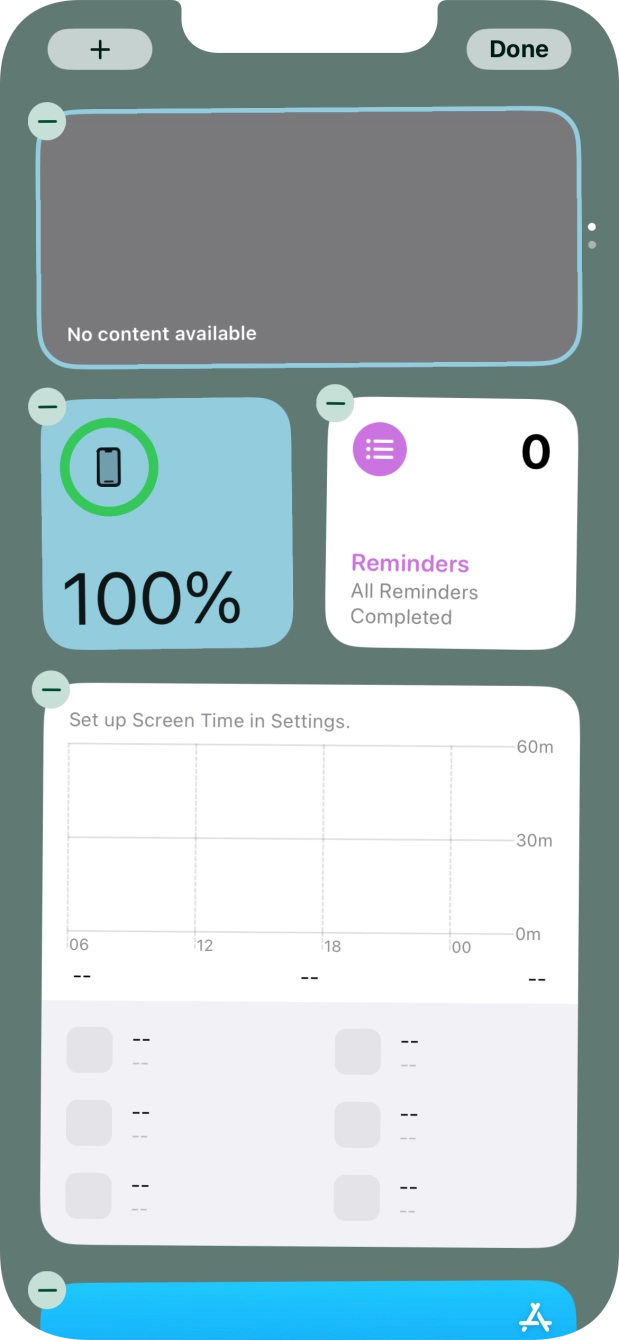 Press the add icon. Press the add icon.