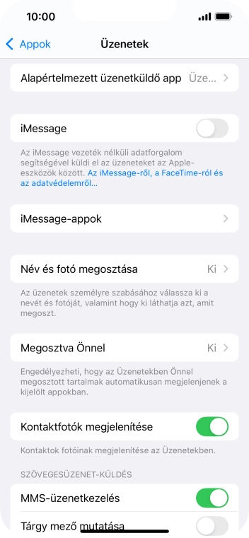 Húzd az ujjad felfelé a kijelző aljáról, hogy visszatérj a kezdőképernyőhöz.