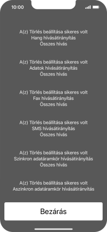 Válaszd a Bezárás lehetőséget.