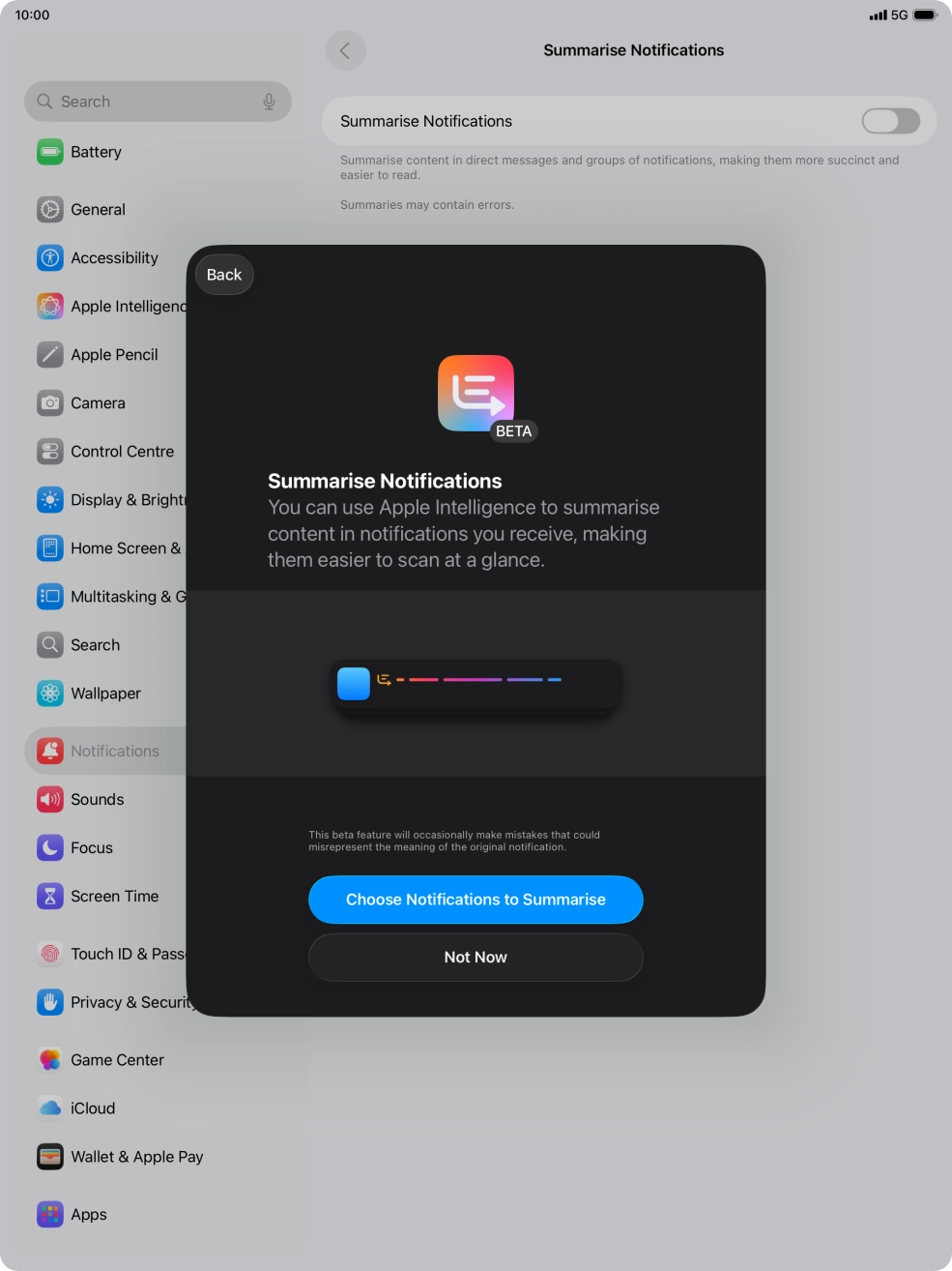 If you turn on the function, follow the instructions on the screen to select more settings. If you turn on the function, follow the instructions on the screen to select more settings.
