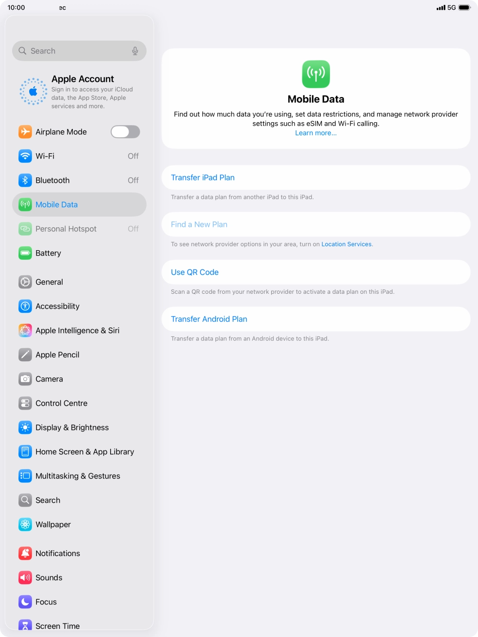 Press Use QR Code.