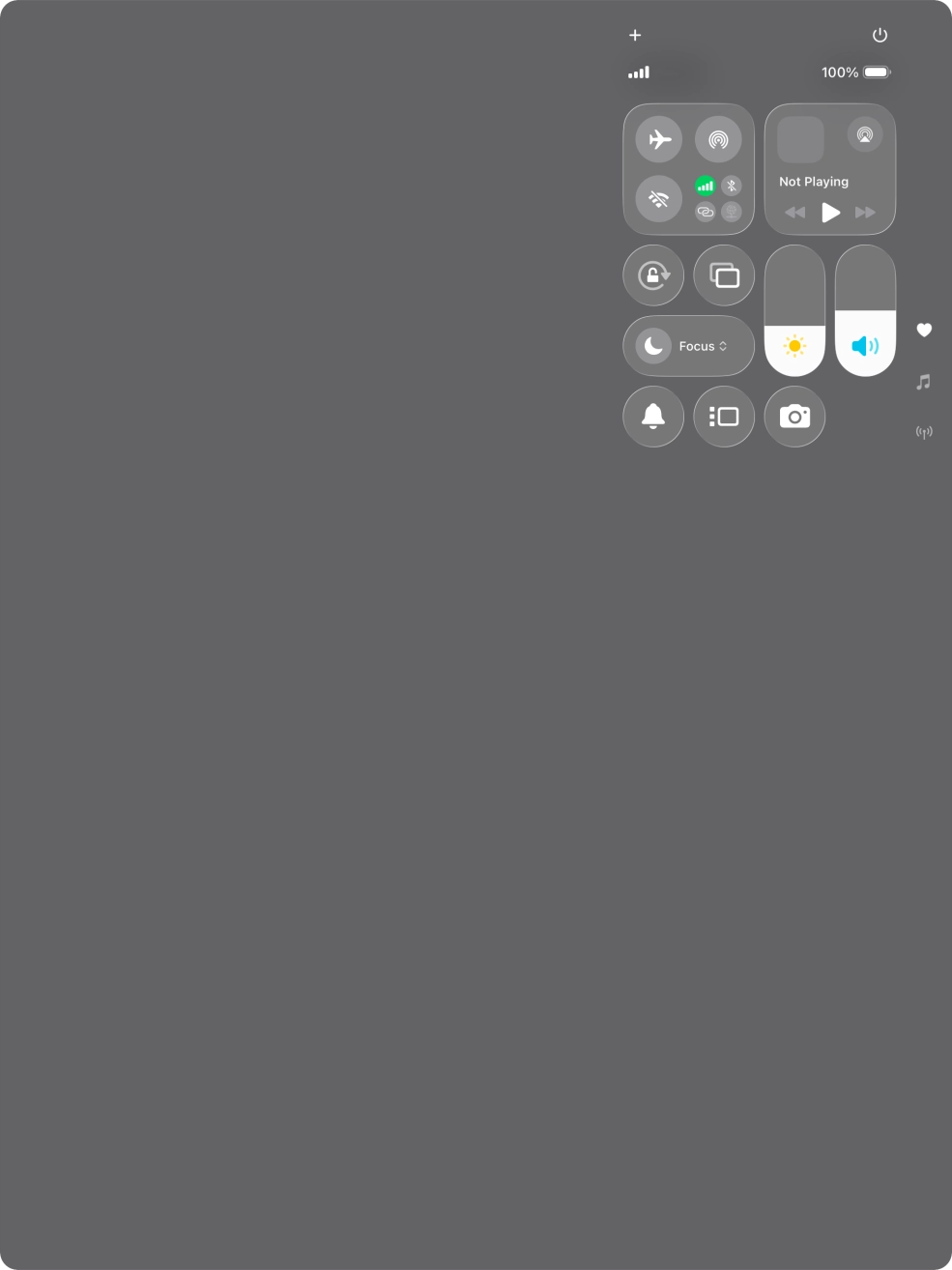 Press the airplane mode icon to turn the function on or off. Press the airplane mode icon to turn the function on or off.