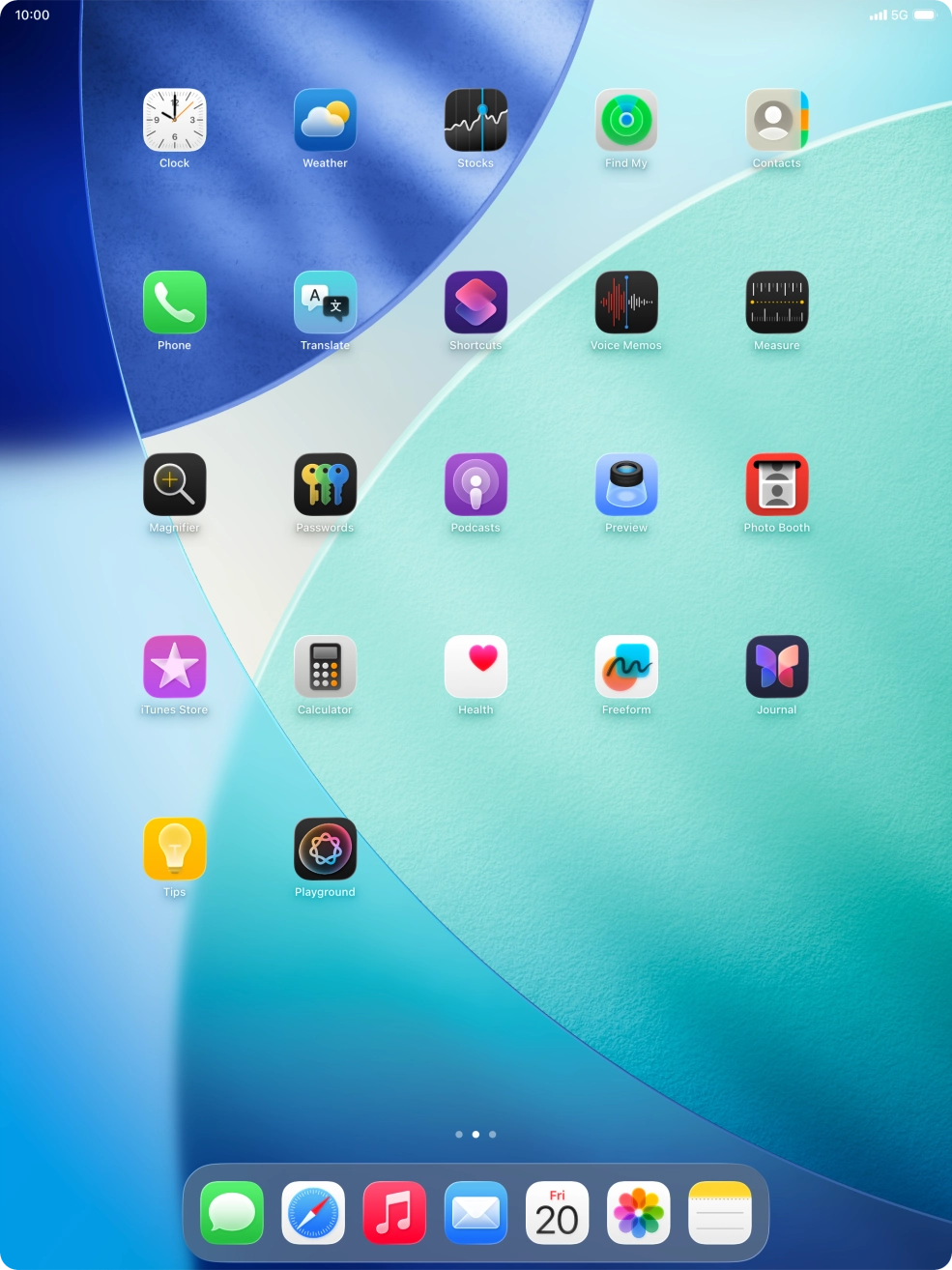 Press and hold anywhere on the home screen. Press and hold anywhere on the home screen.
