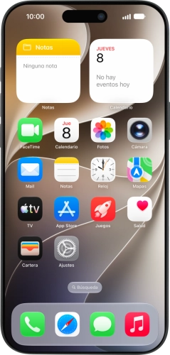 Imagen 1: Vista frontal del Apple iPhone 16 Pro Max - Black