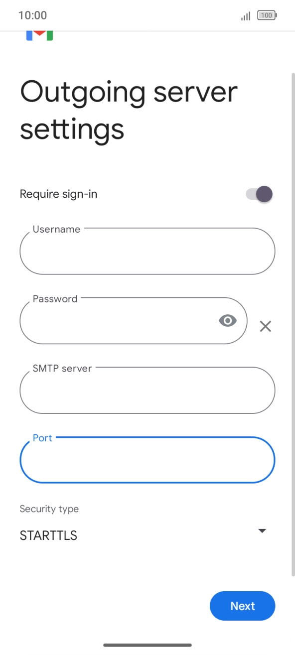 Press the drop down list below 