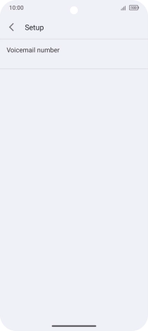 Press Voicemail number.