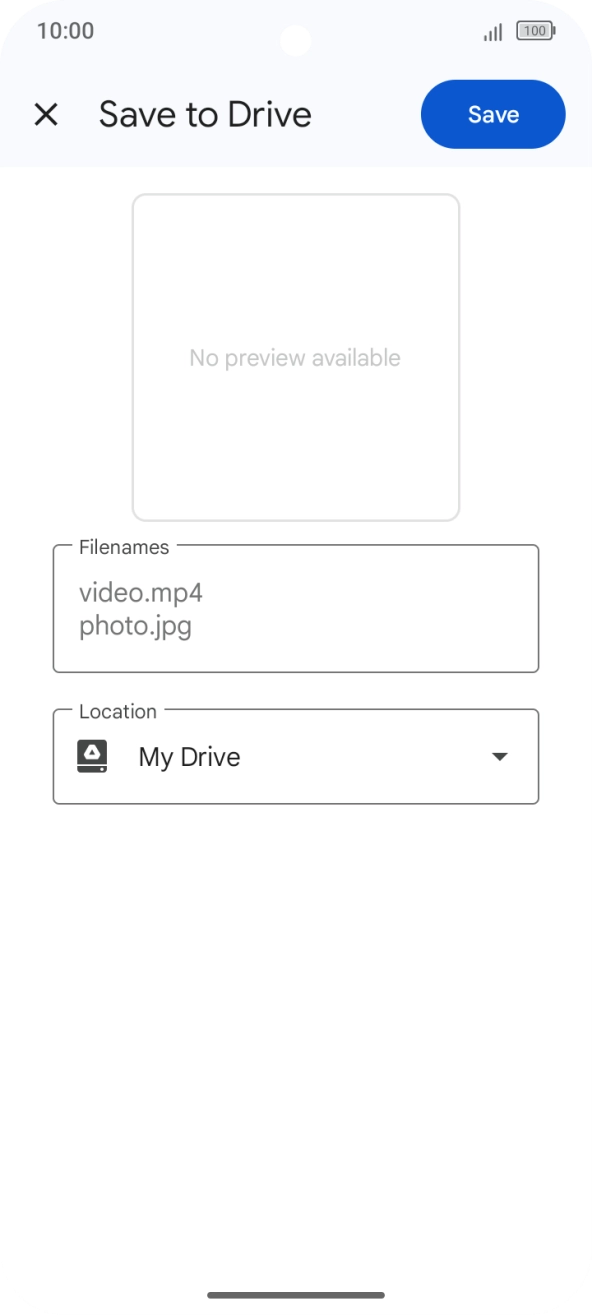 Press the field below 