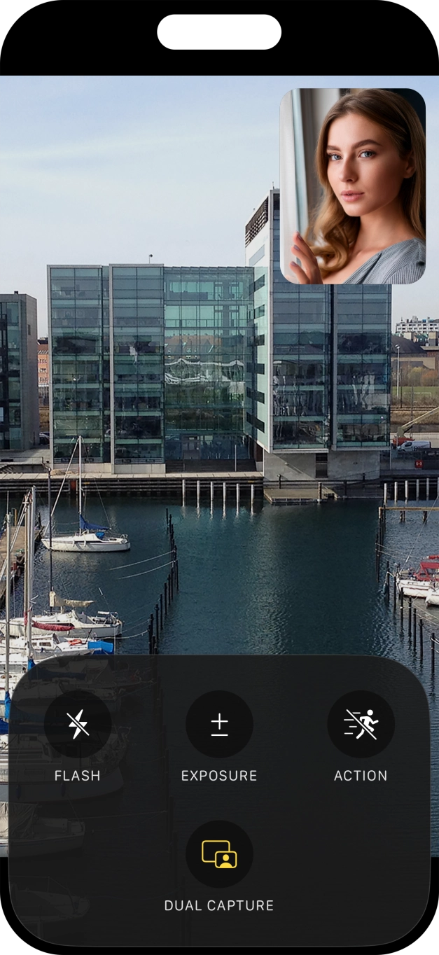 Press anywhere on the screen.