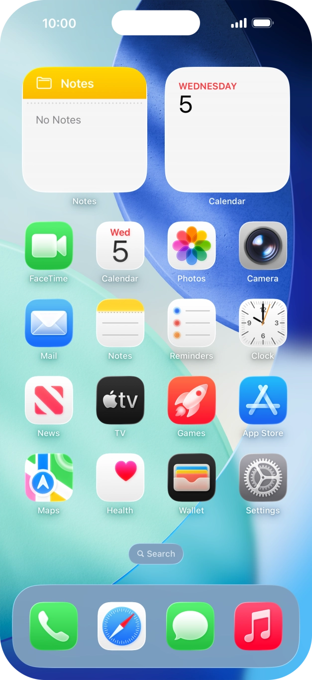 Press the phone icon.