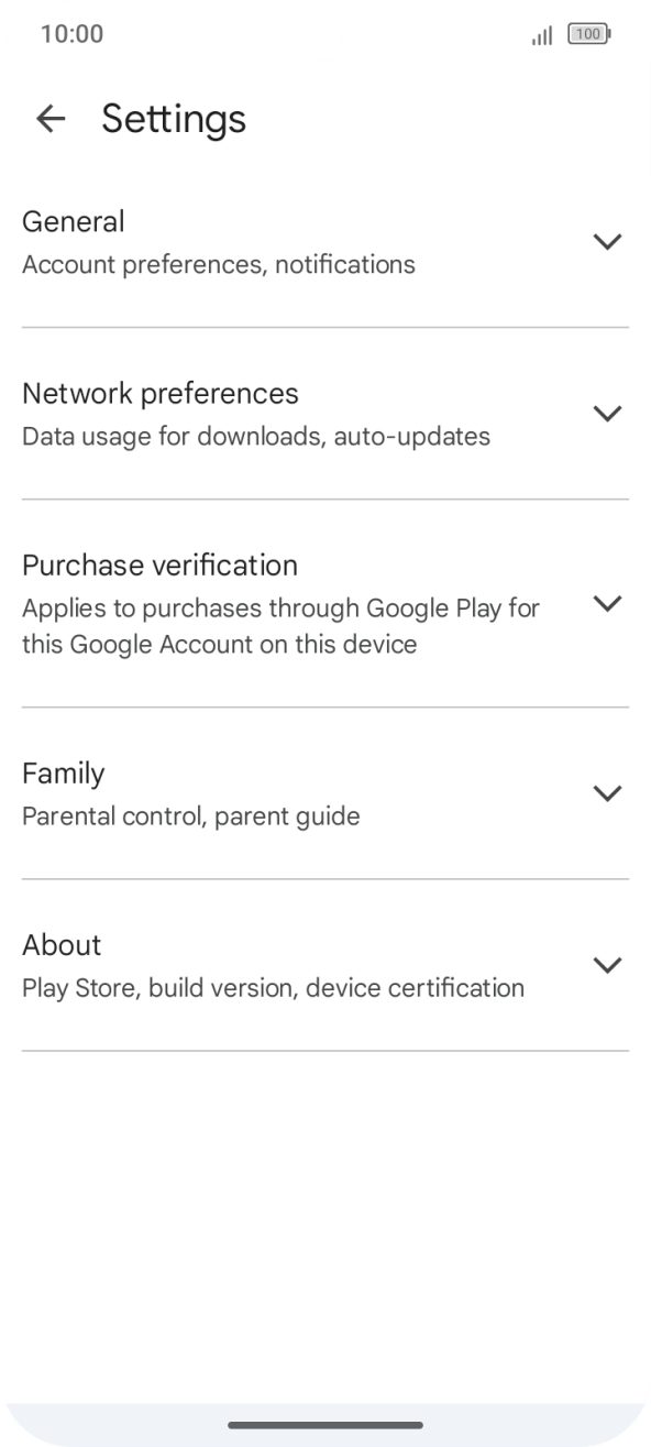 Press Network preferences.