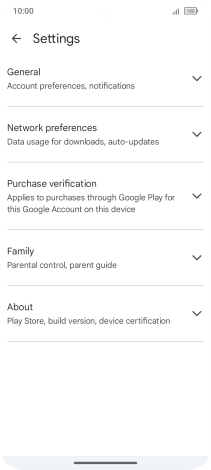 Press Network preferences.