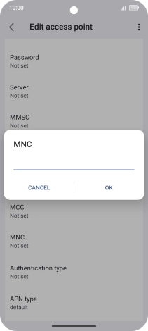 Key in 01 and press OK. Key in 01 and press OK.