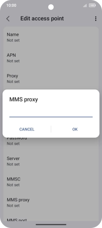 Key in 10.1.1.180 and press OK.