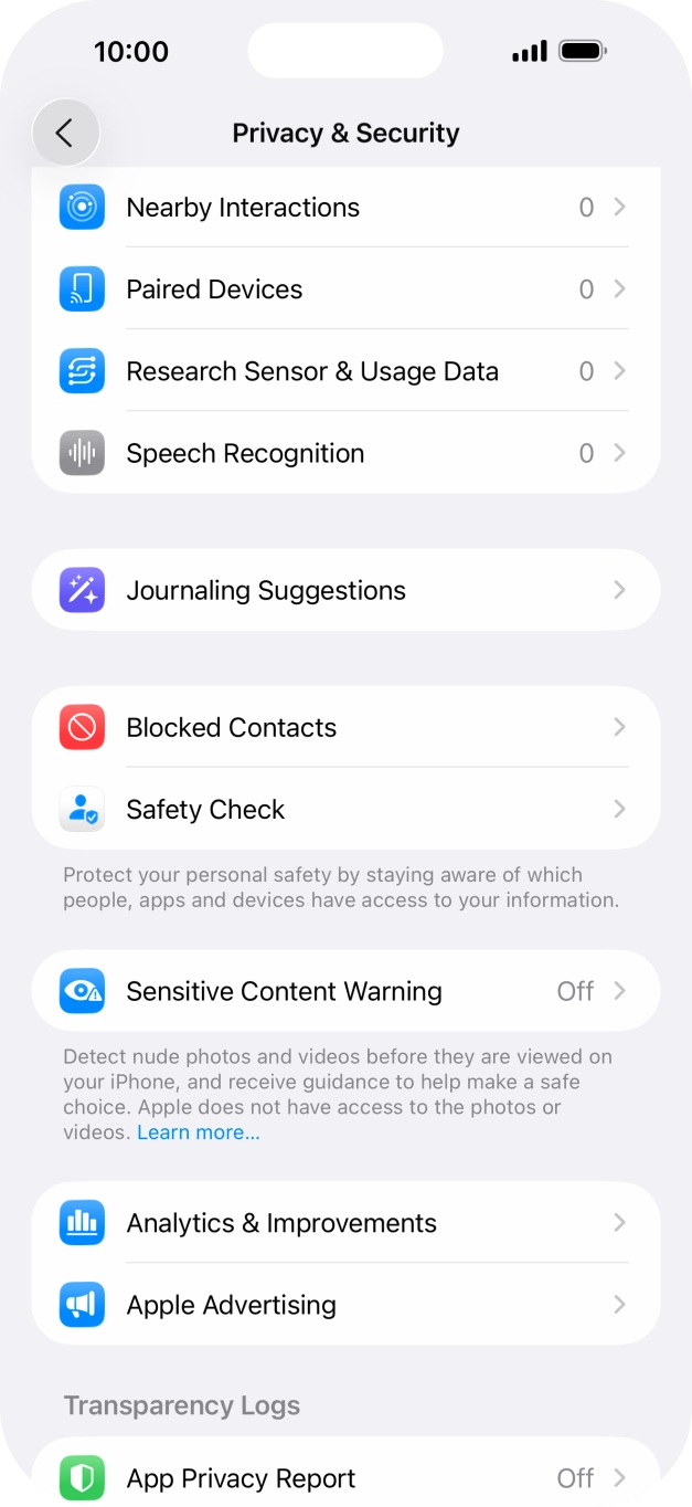 Press Sensitive Content Warning.