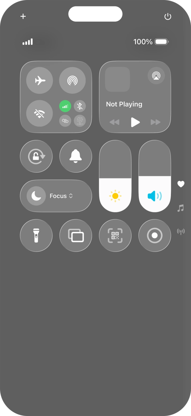 Press the screen recording icon to start the recording.
