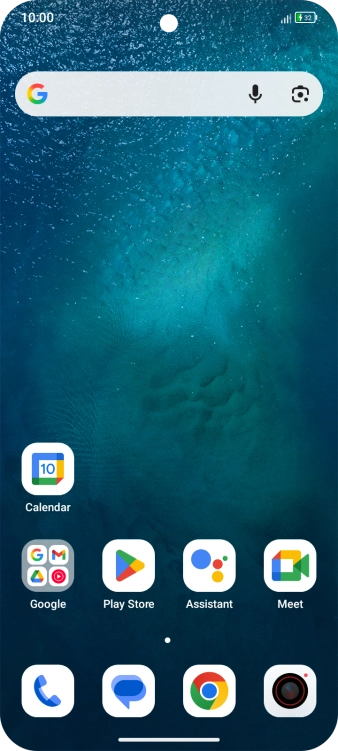 When the battery charging icon is displayed, the battery is charging.