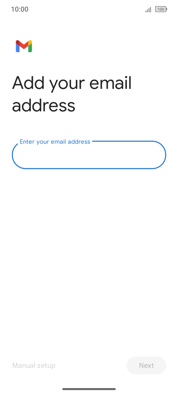 Press the field below 