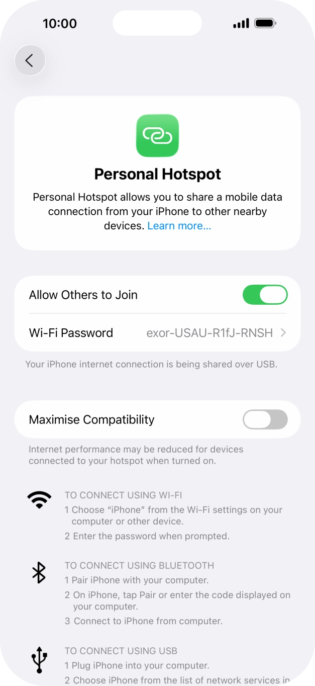 Slide your finger upwards starting from the bottom of the screen to return to the home screen.