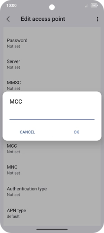 Key in 505 and press OK. Key in 505 and press OK.