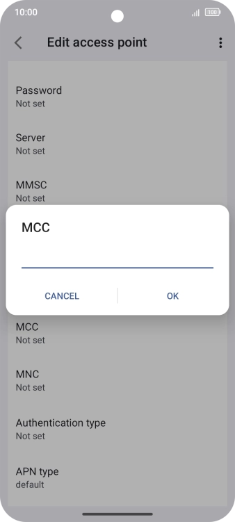 Key in 505 and press OK. Key in 505 and press OK.