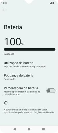 Prima Poupança de bateria.