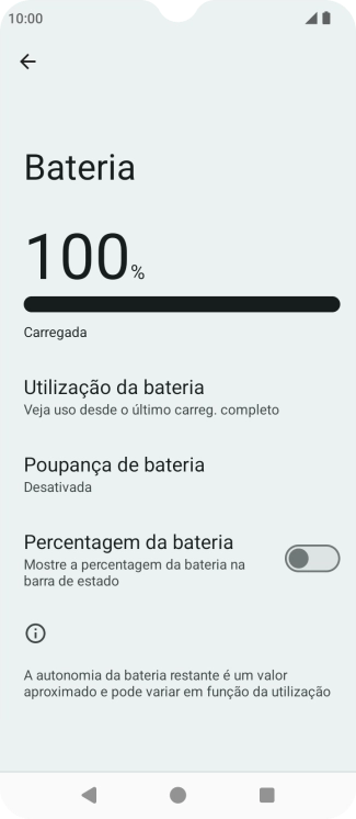 Prima Poupança de bateria.
