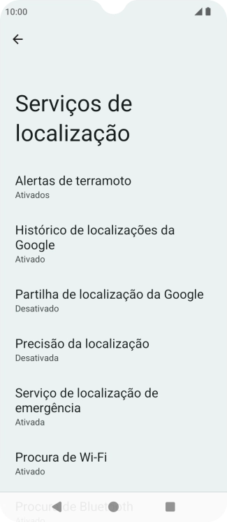 Prima Precisão da localização.