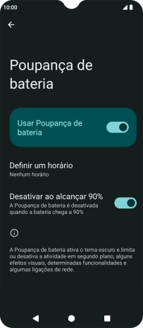 Prima a tecla de início para terminar e voltar ao ecrã inicial.