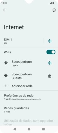 Prima a tecla de início para terminar e voltar ao ecrã inicial.