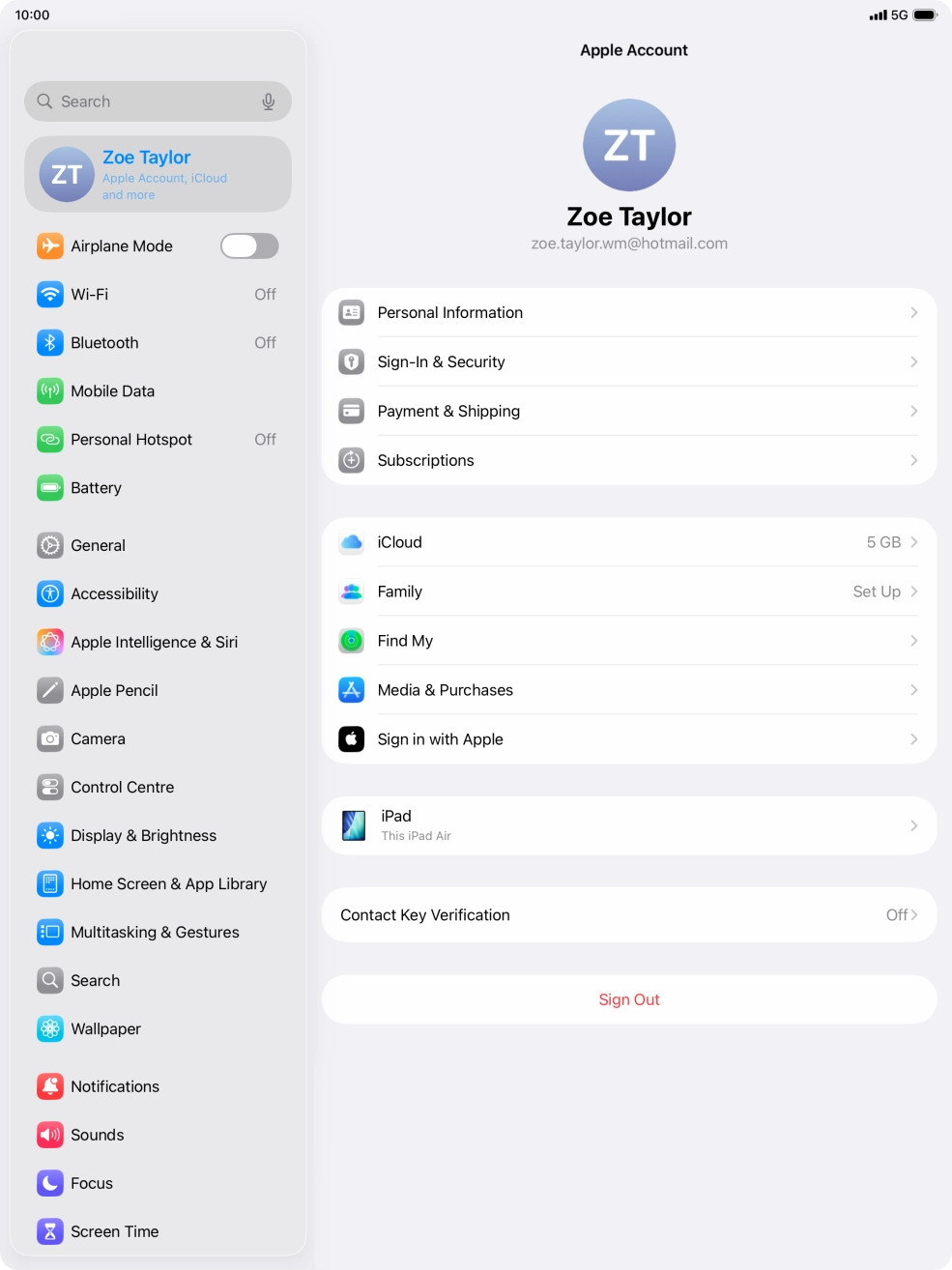 Slide your finger upwards starting from the bottom of the screen to return to the home screen.