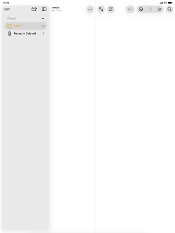 Slide your finger upwards starting from the bottom of the screen to return to the home screen.