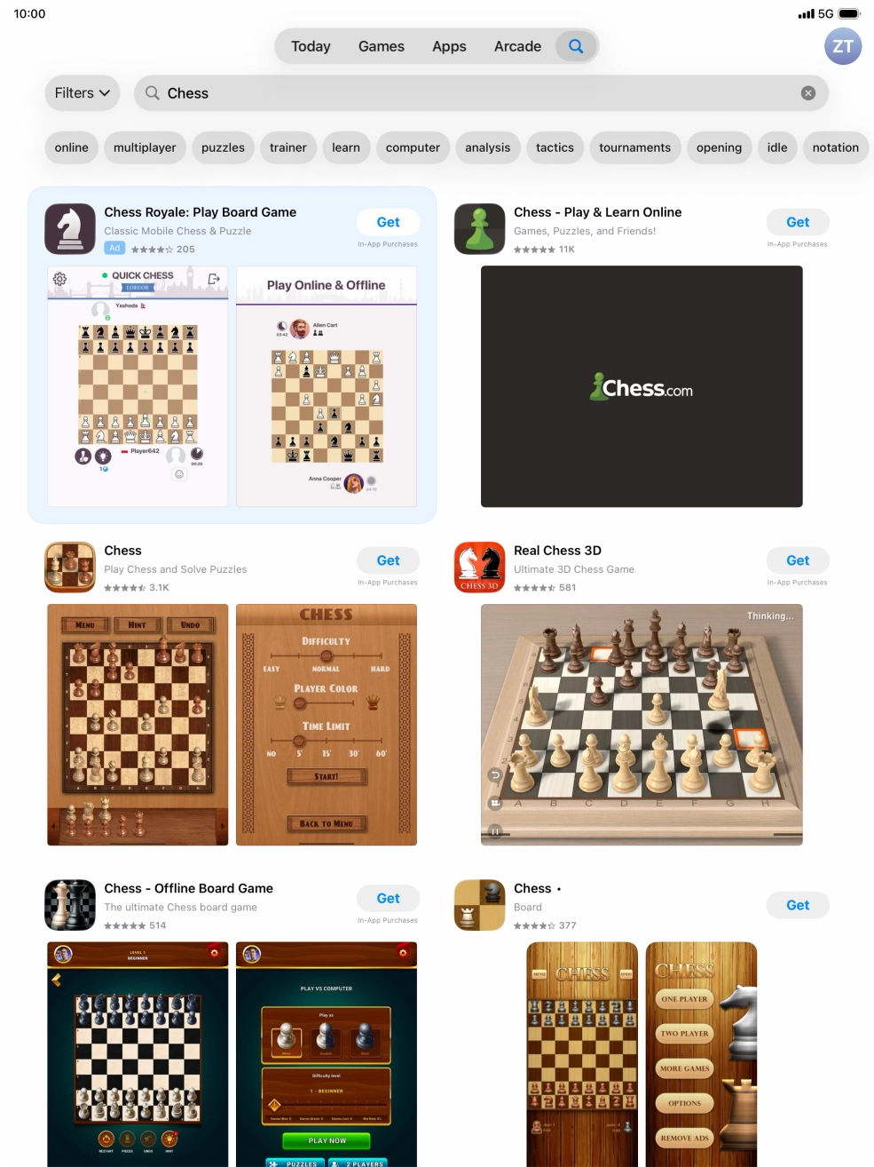 Press the required app.