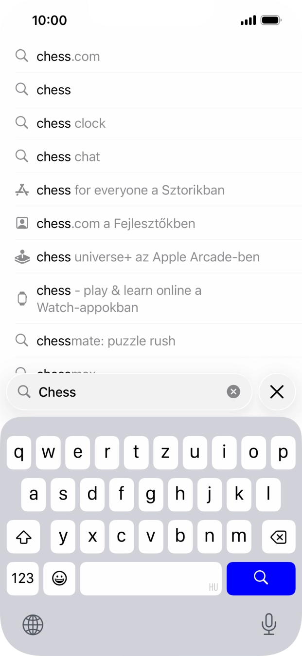 Kattints a keresés ikonra.