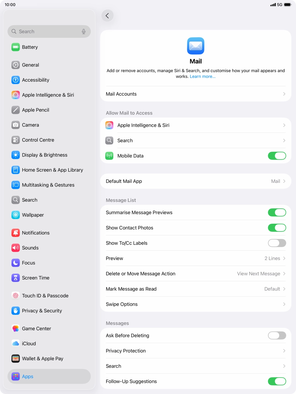 Press Mail Accounts.