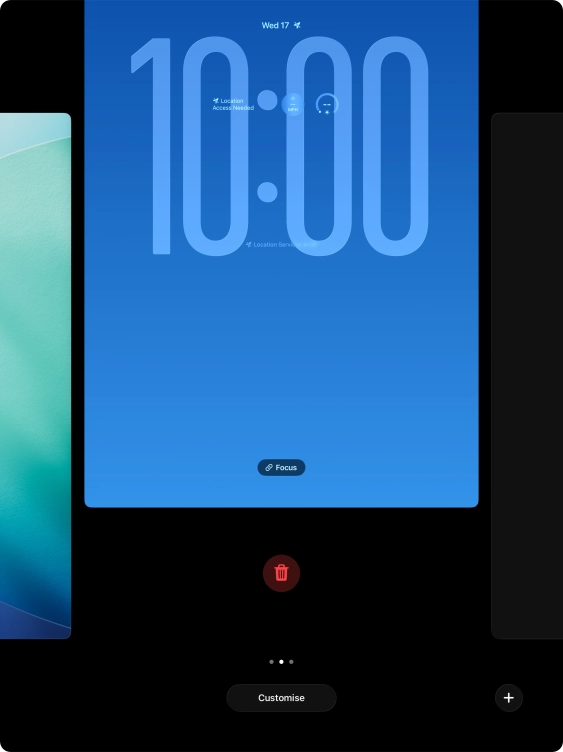 Press the delete icon.