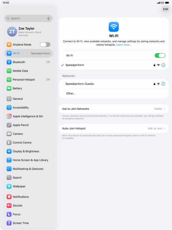 Slide your finger upwards starting from the bottom of the screen to return to the home screen.