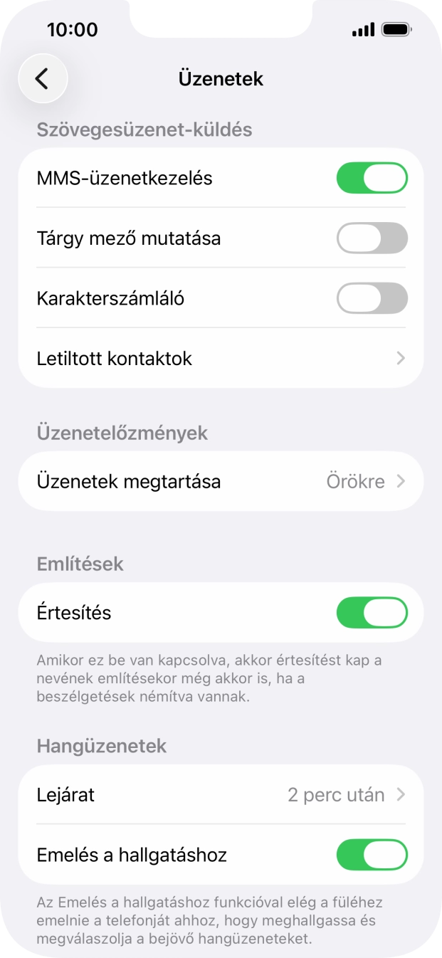 Húzd az ujjad felfelé a kijelző aljáról, hogy visszatérj a kezdőképernyőhöz.