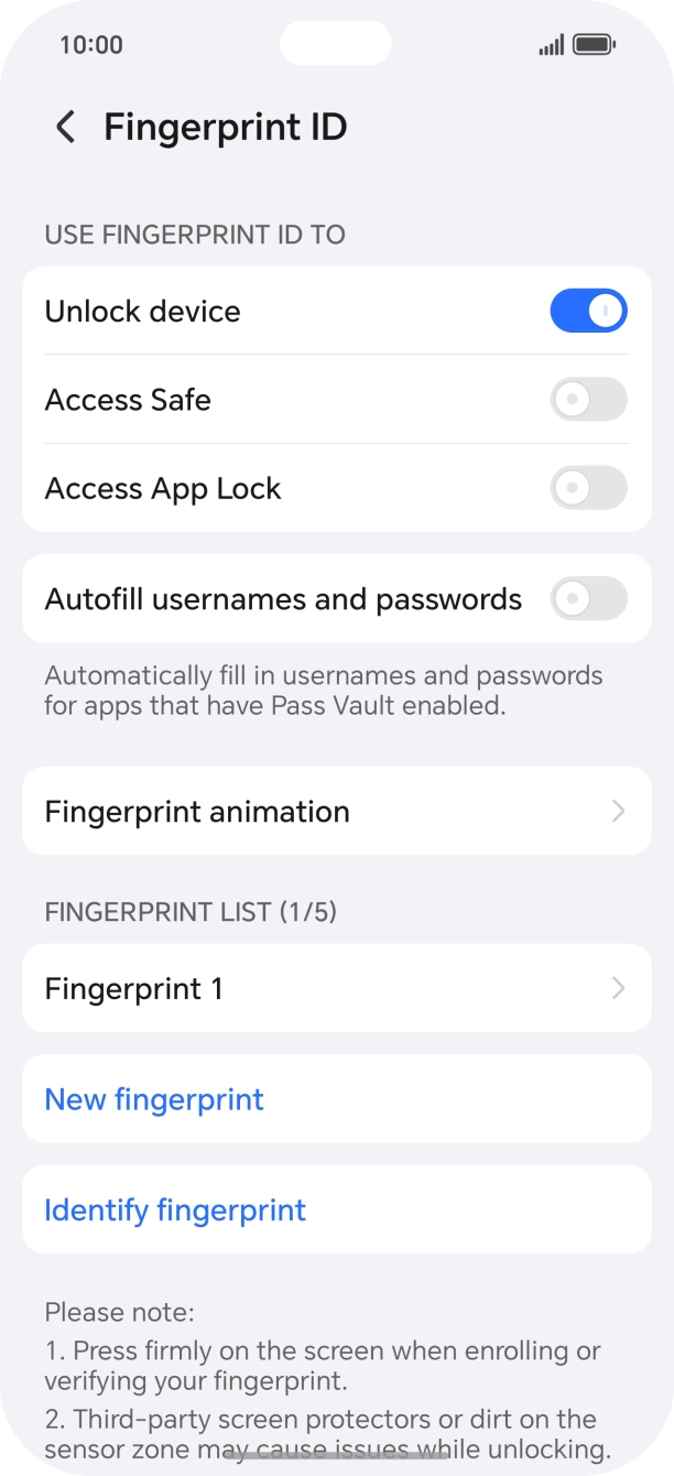 Press the required settings. Press the required settings.