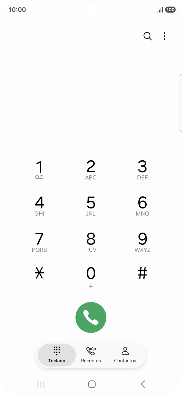 Prima o ícone de menu.