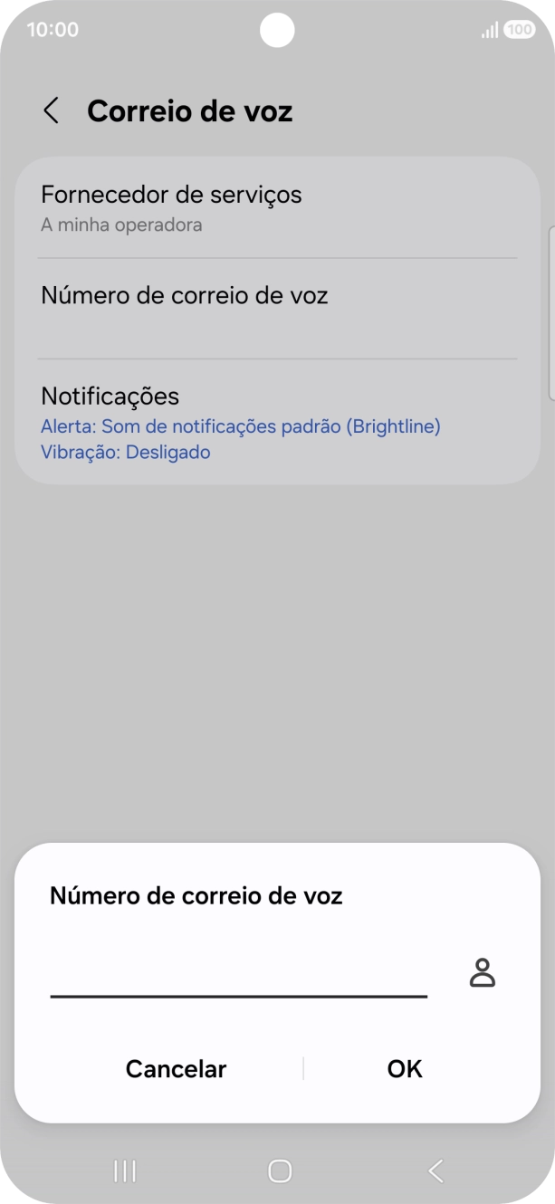 Introduza 123 e prima OK.