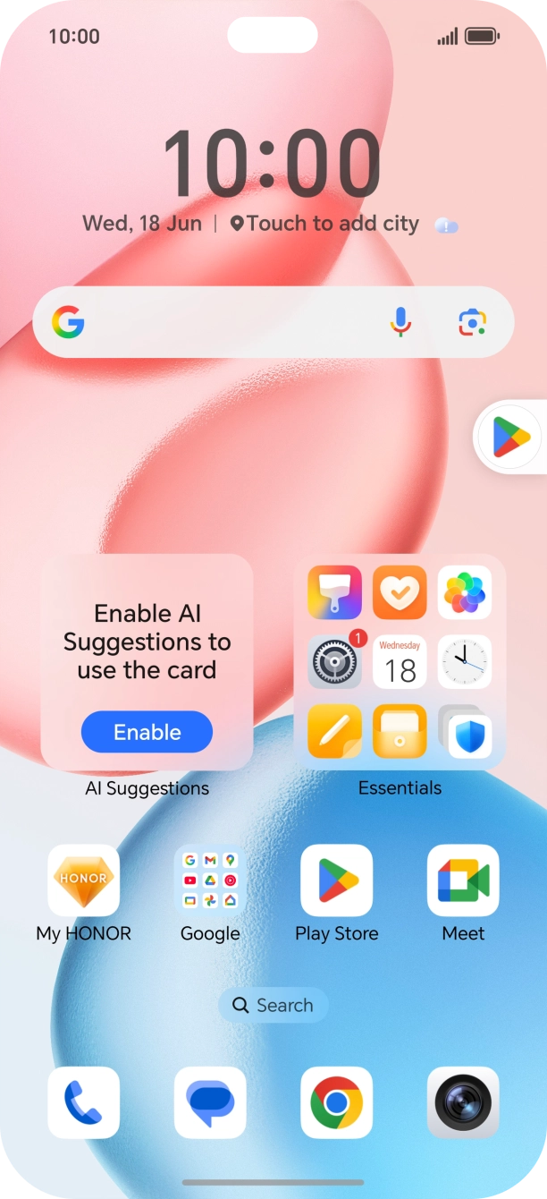 To open the application when minimised, press the application icon. To open the application when minimised, press the application icon.